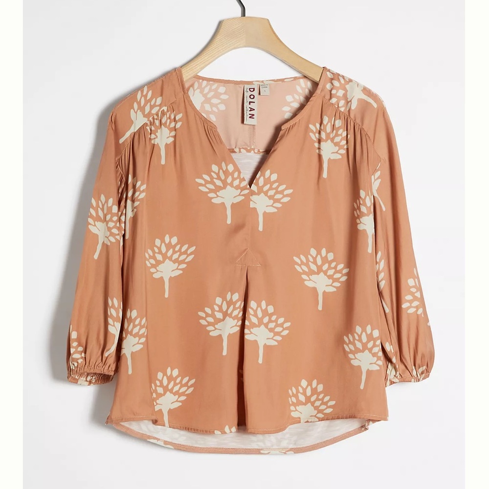 Anthropologie Dolan Left Coast Alvia Peasant Top